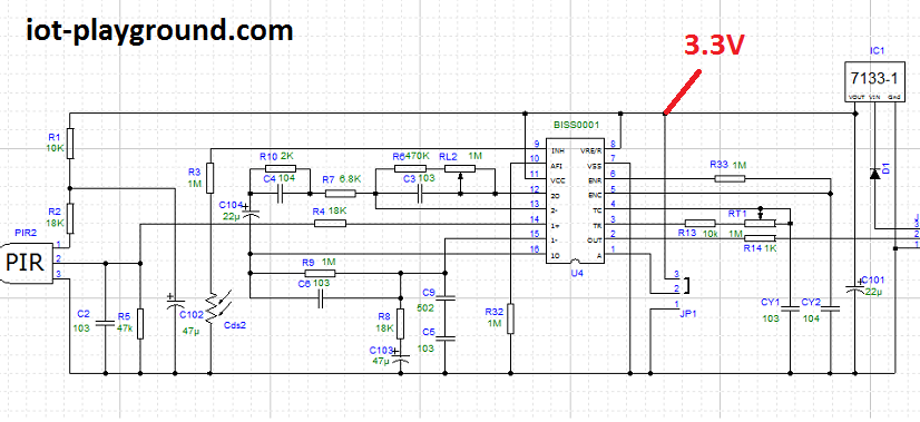 PIR sensor module