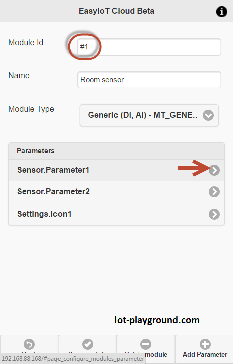 module parameter