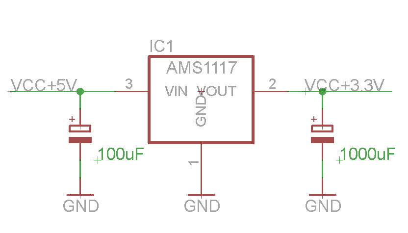 Asm1117 схема включения