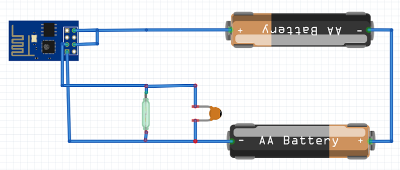 ESP8266 door/window sensor