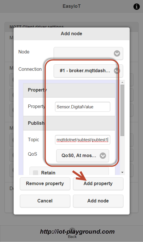 MQTT publisher