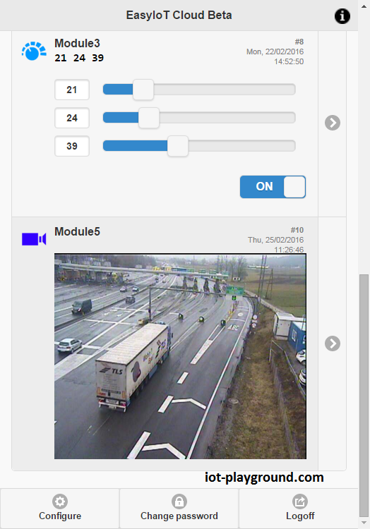 EasyIoT Cloud camera module