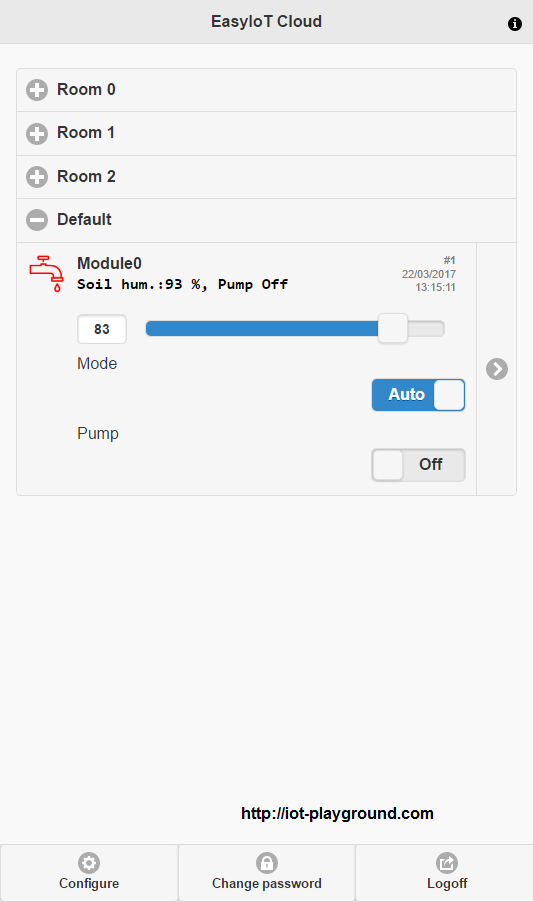 ESP8266 plant irrigation system