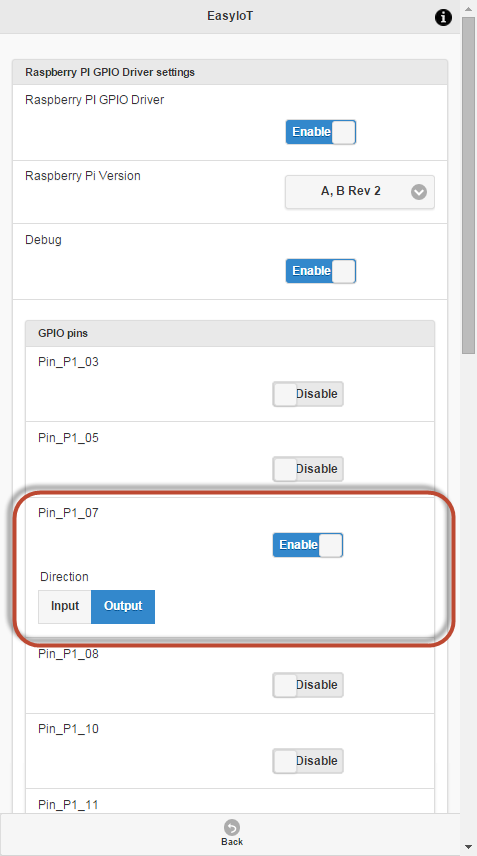 GPIO pin 7