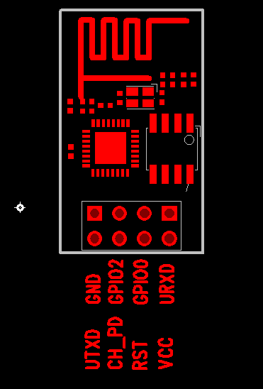 ESP8266 WiFi module pinout